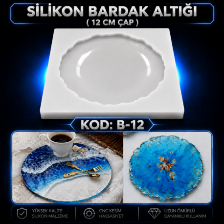 SİLİKON BARDAK ALTLIĞI KALIP B-12