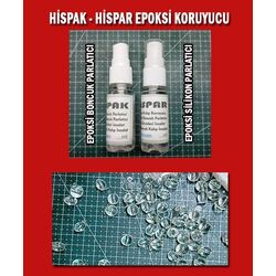 2 li set HİSPAR EPOKSİ KALIP KORUYUCU HİSPAK PARLATICI 