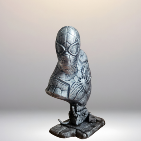 Spider Man Büst / Figür - 12 CM PLA Plastik El Boyaması
