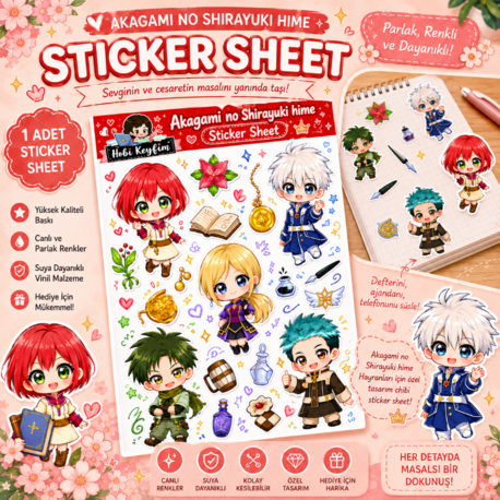 Akagami no Shirayuki-hime Sticker Sheet
