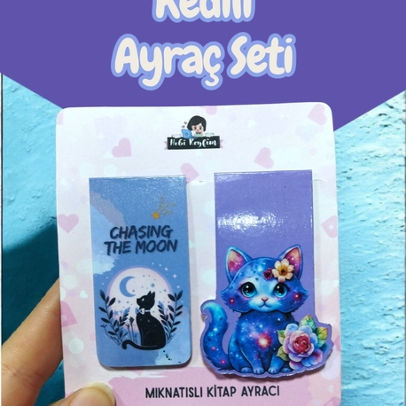 Kedili Kitap Ayraç Seti