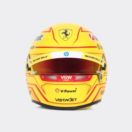 Lewis Hamilton Ferrari kaskı (2025) 1:2 Bell