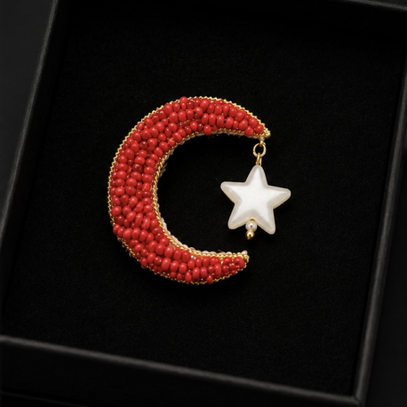 Ayyıldız Broş
