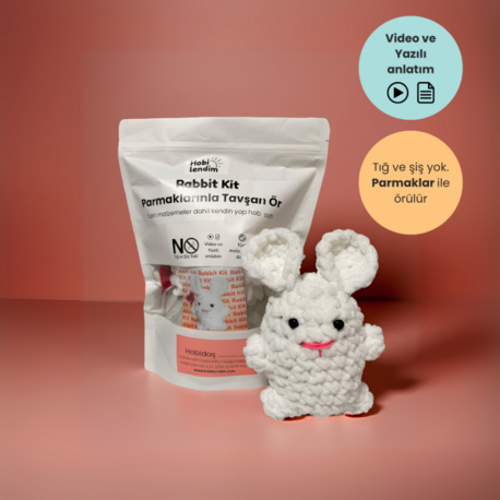 Rabbit Amigurumi Örgü Kiti