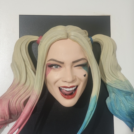 Harley Quinn ve Joker 3d tablo