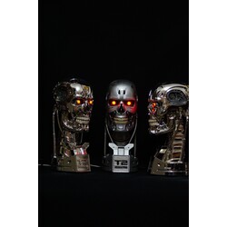 Terminator t800 Skull bust Statue T2 (Krom versiyon)