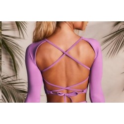 İkincisi 100 TL-Holi Open-Back Strappy Crop Top and Leggings