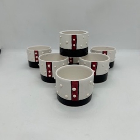 Yılbaşı Temalı Peçete Halkası, 6'lı Set