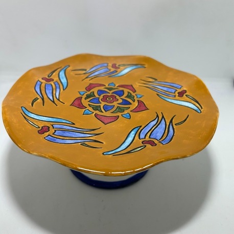 Çini - Ayaklı Sunum Tabağı