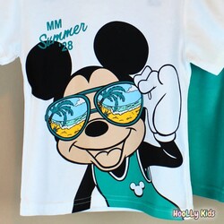 23016 gözlüklü mickey şortlu takım