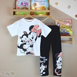 23024 beyaz siyah figaro minnie takım