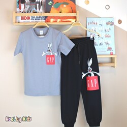 23018 gri siyah bugs bunny takım