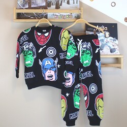 23005 Avengers siyah takım