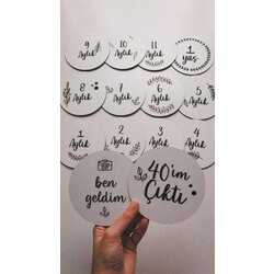 Ahşap Anı Kartları