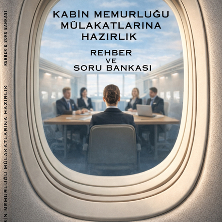 (Yeni) (A2-B1) Kabin Memurluğu Mülakatlarına Hazırlık Rehber & Soru Bankası