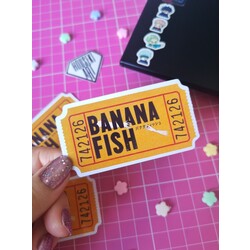 Banana Fish Ticket Sticker 