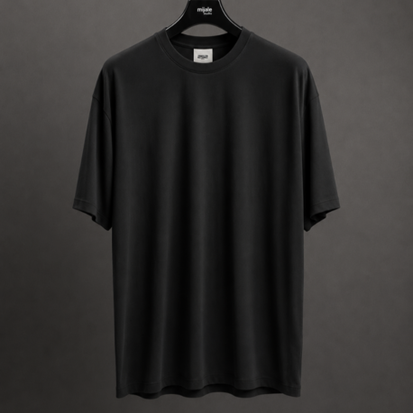 Oysho Oversize Basic T-Shirt - Siyah