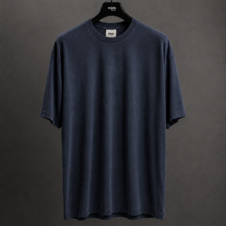 Oysho Oversize Basic T-Shirt - Lacivert