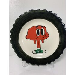 Eşsiz Tasarımlı 18 cm Çizgi Film Karakterli Çini Tabak
