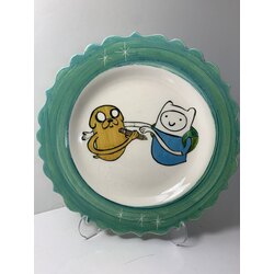 Eşsiz Tasarımlı 18 cm Çizgi Film Karakterli Çini Tabak