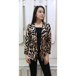 Leopar Desenli Ceket