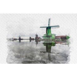 Zaanse Schans, Windmills, Hollanda