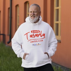 Beyaz Polyester Sweatshirt