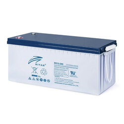 RITAR Ritar DG12-200 12V 200 Amper jel batarya ( 750 cycle ) Güneş paneli aküsü(05541732445)