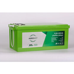 AGROMOT AGROMOT 12,8 VOLT 200 AH LİFEPO4 LİTYUM AKÜ ABS CASE