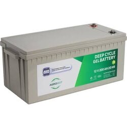 Agromot 12V 200 Amper Deep Cycle Nano Carbon JEL  Batarya