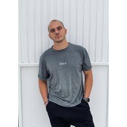 Kırçıllı Gri Oversize Tişört 