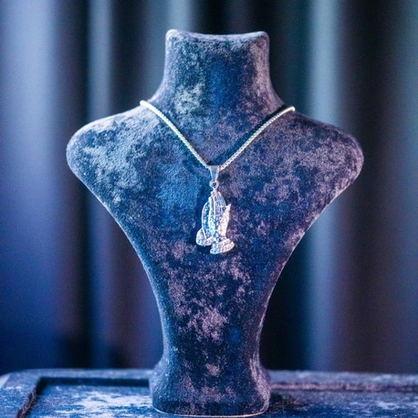ICE-C "PRAY" SILVER/GOLD PENDANT
