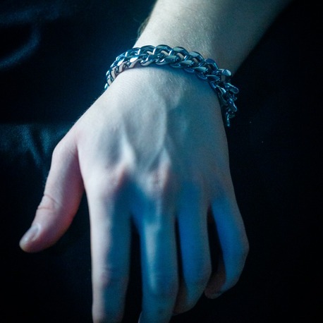 ÇELİK SILVER TAŞSIZ BRACELET (14MM)
