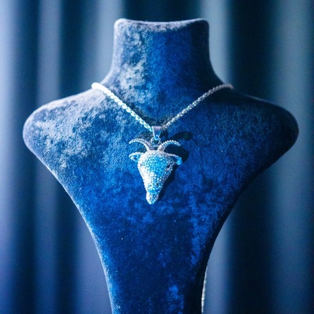 ICE "GOAT" SILVER/GOLD PENDANT