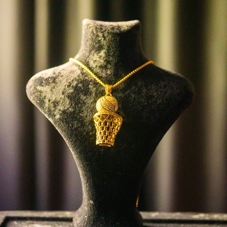 ICE-C "BASKET" GOLD PENDANT