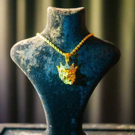 ICE-C "KING" GOLD PENDANT