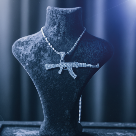 ICE “47” SILVER PENDANT