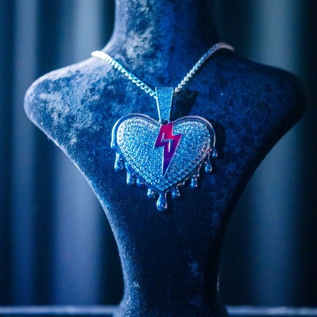 ICE "HRT" SILVER PENDANT