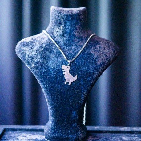ICE-C BASIC "DINO" SILVER PENDANT