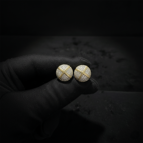 ICE-C "NINJA" GOLD EARRING