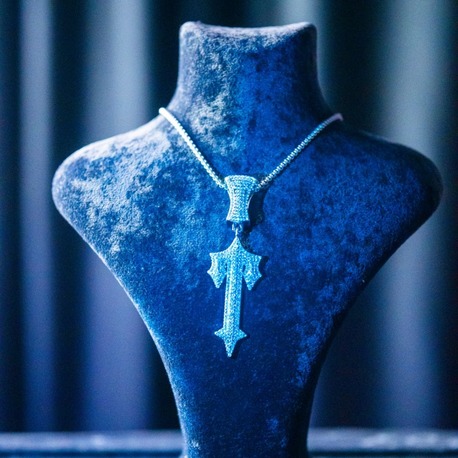 ICE-C "TRAPSTAR" SILVER/GOLD PENDANT