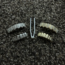 ICE-C SILVER/GOLD GRILLZ