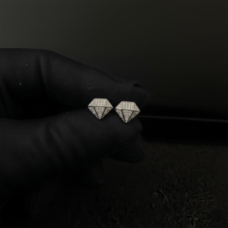 ICE “DIA” SILVER EARRING