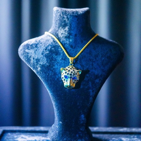 ICE-C "LEOP" GOLD ÇELİK PENDANT