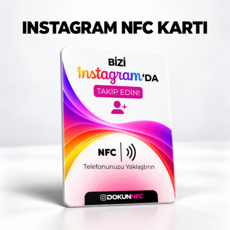 Instagram NFC Kartı 15x10 cm