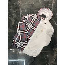 Yarım Desenli Beyaz Mevsimlik Mont M2101