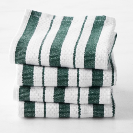 2'li Stripes Yeşil Havlu Seti