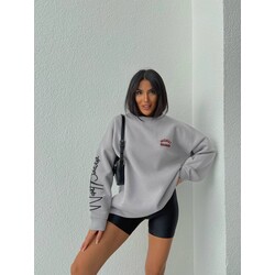 Kol nakış işlemeli sweatshirt 