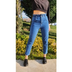 Beli Lastikli Mom Jean