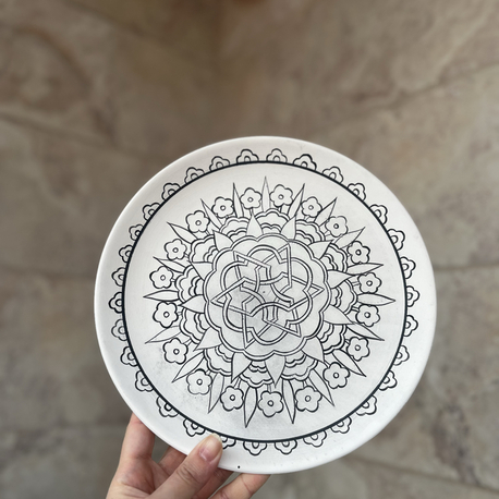 16.yy 25 cm tahrirli tabak 